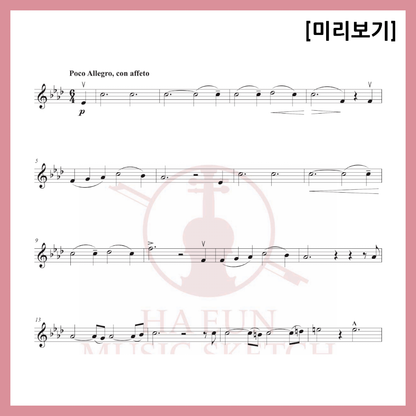 [Duo] Liszt - Dream of Love No. 3 Sheet Music Violin Viola Cello