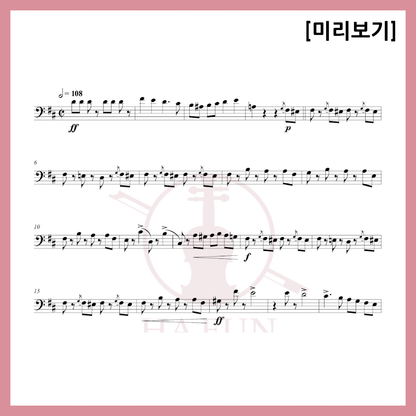 [Duo] Johann Strauss I - Radetzky March Sheet Music Violin Viola Cello