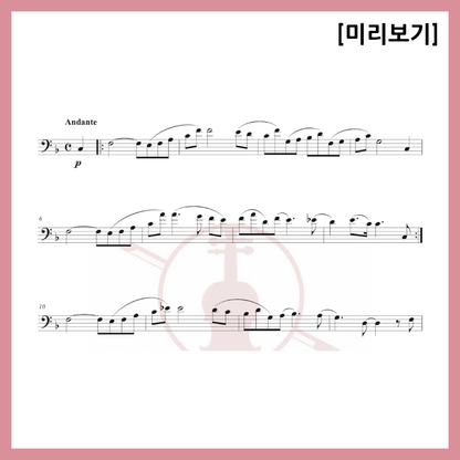 [Duo] Schumann - Träumerei Sheet Music Violin Viola Cello